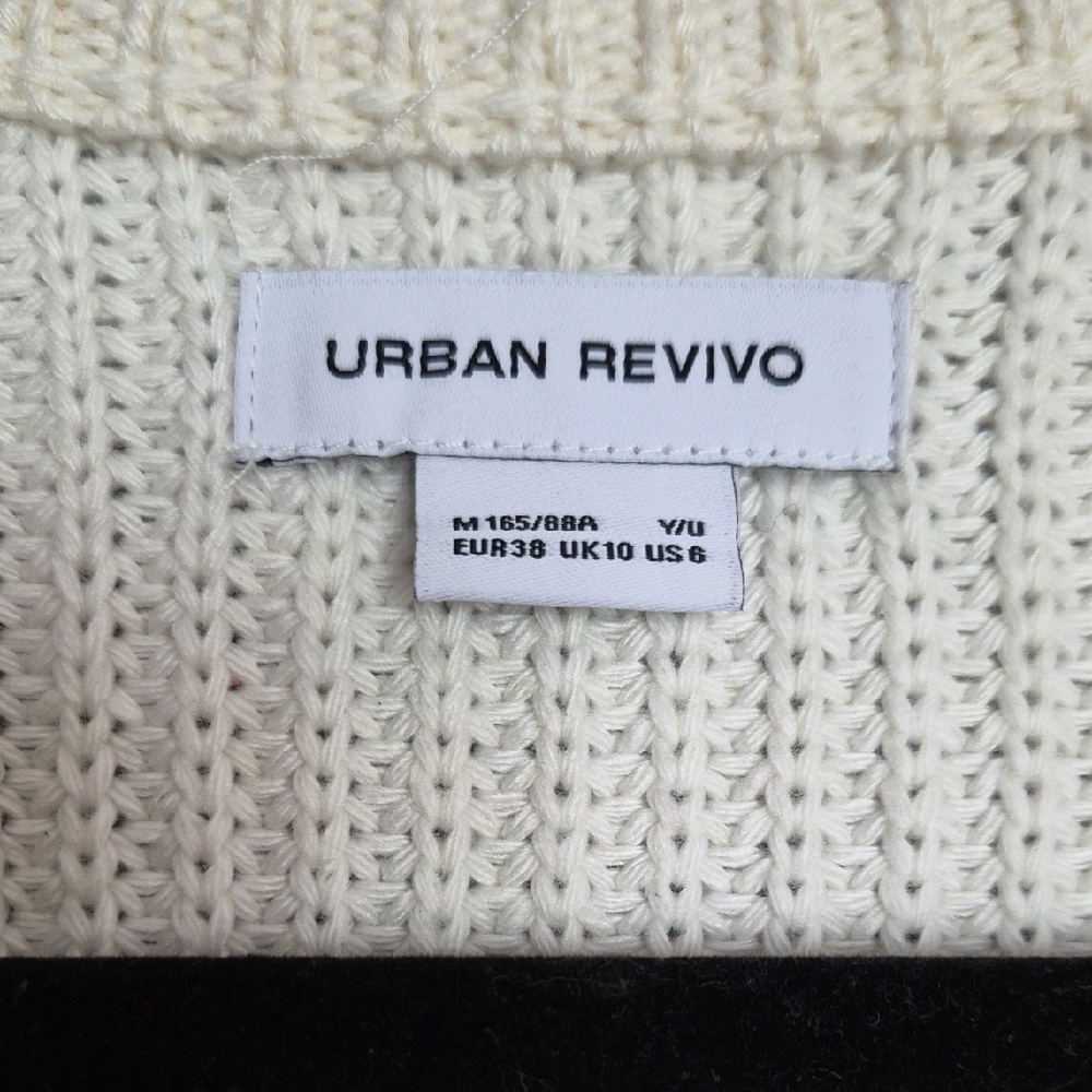 Cream Knit Button-Front Sweater - Picture 2 of 5
